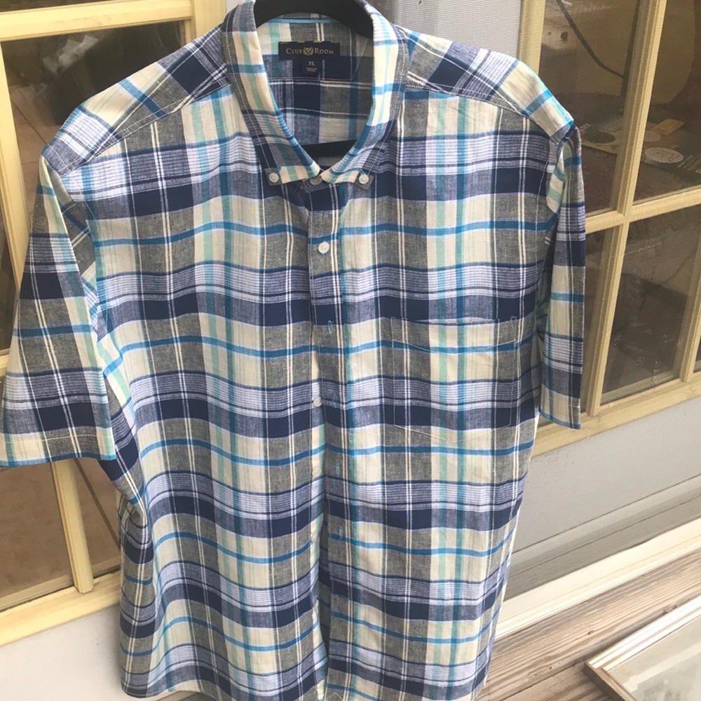 Blue button up | Casual button down